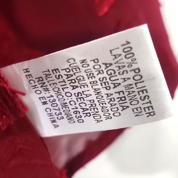 Elie Tahari Burgundy Floral Kimono - Picture 6 of 6